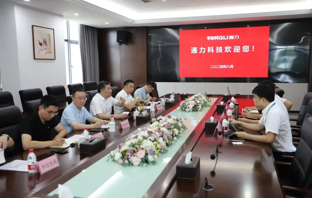 瑞安市委常委、副市長(zhǎng)林政洪一行調(diào)研通力科技